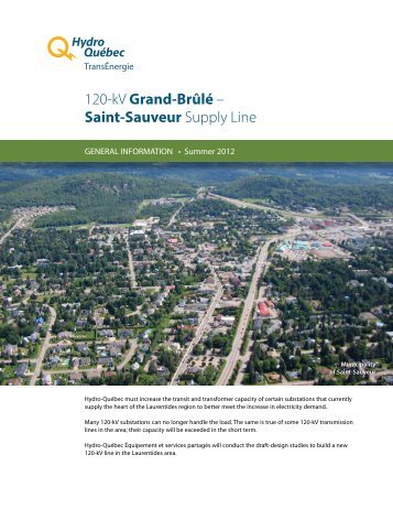General Information Bulletin – Summer 2012 - Hydro-Québec