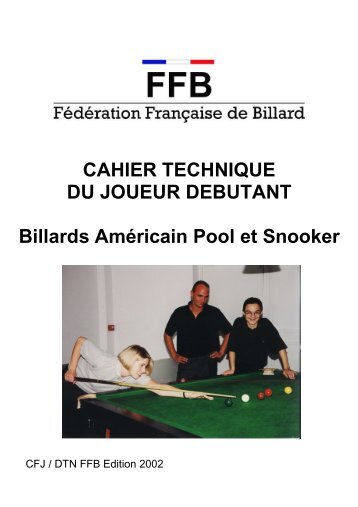 Cahier technique Billards à Poches NT1