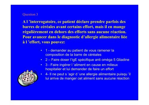 Allergie alimentaire et Allergie croisée Chez l'adulte