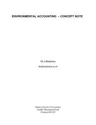 Environmental Accounting - Concept Note - Madras School of ...