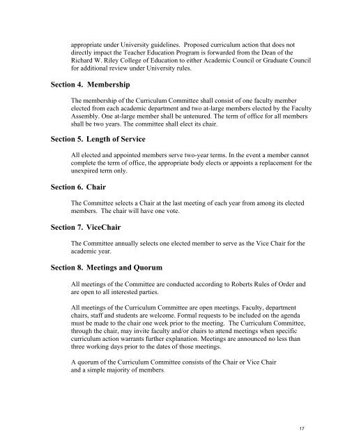 2010-2011 Faculty Manual - College of Education - Winthrop ...