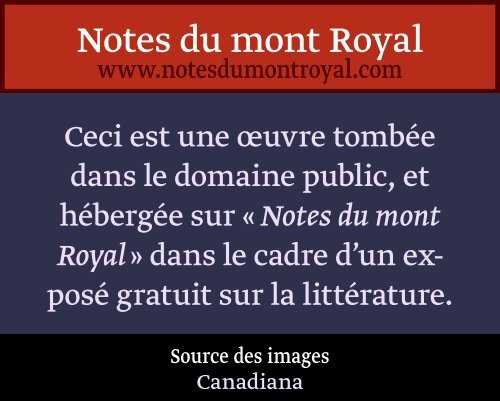 contes arabes - Notes du mont Royal