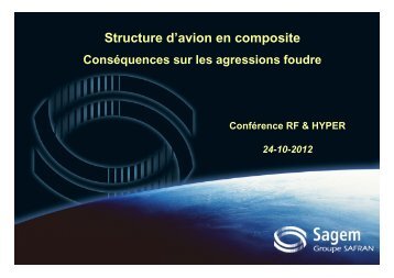 L'évolution de la structure des avions
