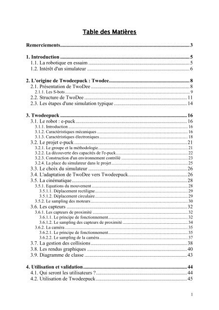 Conception et implémentation en C++ d'un simulateur pour ... - CoDE