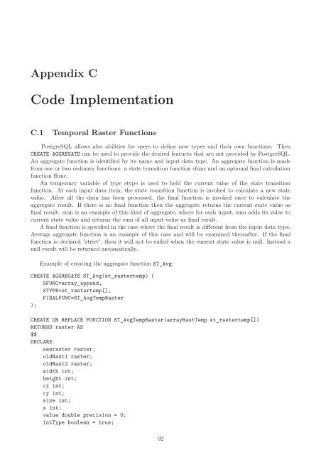 PostGIS Raster : Extending PostgreSQL for The Support of ... - CoDE