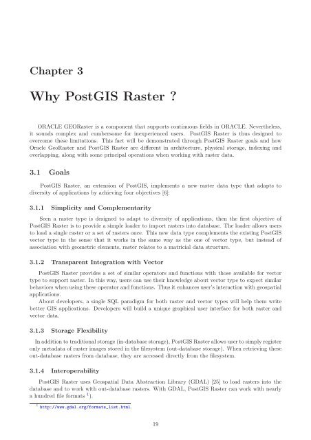 PostGIS Raster : Extending PostgreSQL for The Support of ... - CoDE