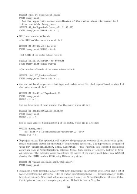 PostGIS Raster : Extending PostgreSQL for The Support of ... - CoDE