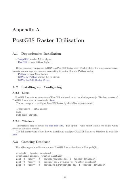 PostGIS Raster : Extending PostgreSQL for The Support of ... - CoDE