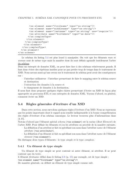 dans des entrepôts de données XML - CoDE - Université Libre de ...