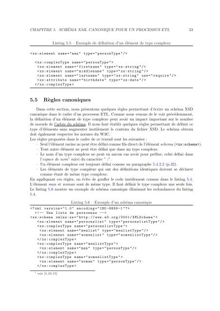 dans des entrepôts de données XML - CoDE - Université Libre de ...