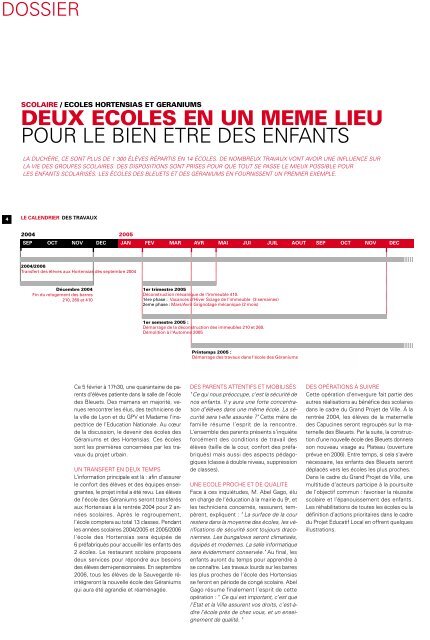 le journal du Projet n°3 (PDF : 265 Ko) - La Duchère