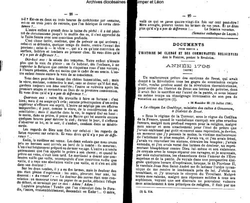 1896 - Diocèse de Quimper et du Léon