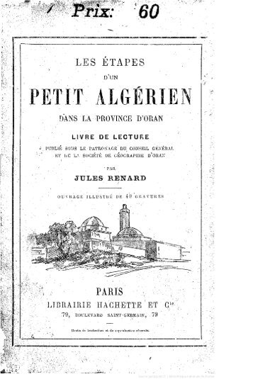 Jules Renard : les étapes d'un petit algérien dans la ... - Accueil