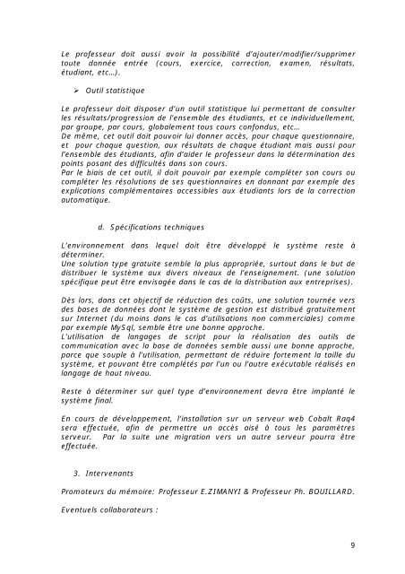 UNIVERSITE LIBRE DE BRUXELLES - CoDE - Université Libre de ...