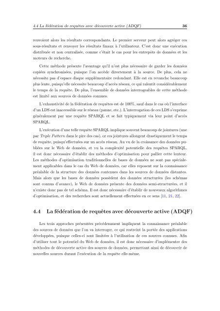 Interrogation récursive du Web sémantique - CoDE - Université ...