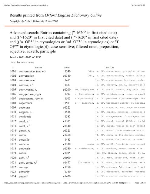 oed oxford english dictionary search