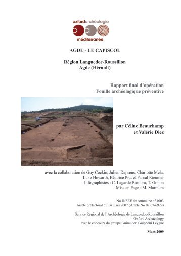 AGDE - the OA Library - Oxford Archaeology