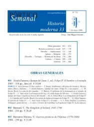 Portico Semanal 731 - Historia moderna 33 - Pórtico librerías