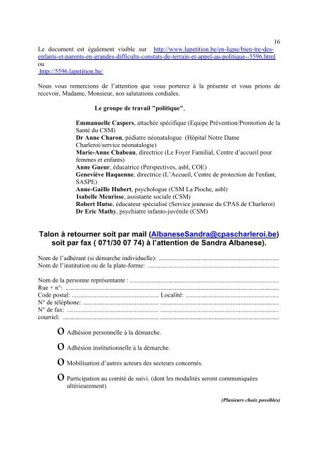 Bulletin N°4 - Présentation de la fédération psy enfants-ados