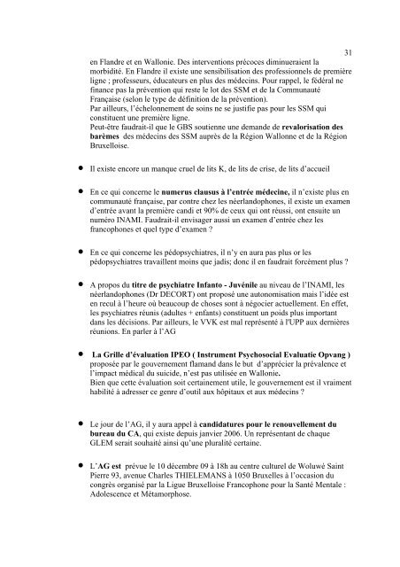 Bulletin N°4 - Présentation de la fédération psy enfants-ados