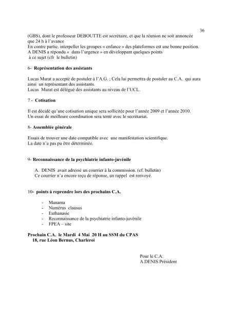 Bulletin N°4 - Présentation de la fédération psy enfants-ados