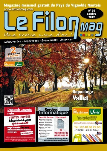 Vignoble Nantais - OCTOBRE 2012 - N°5 - Le FiLON MAG