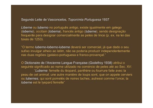 Libernes, gatos-cravos, lobos-cervais e outros ... - Projectos LPN