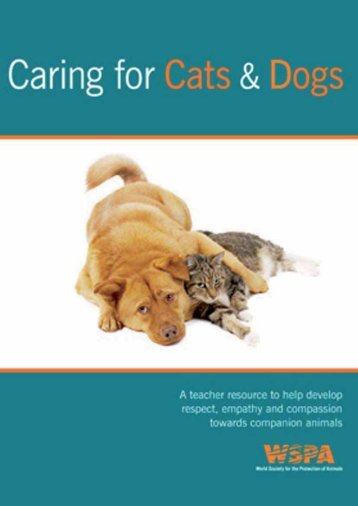 Caring for Cats and Dogs - WSPA