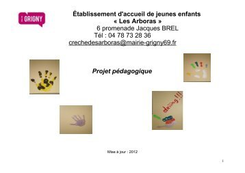 Projet pédagogique Arboras.pdf - Grigny