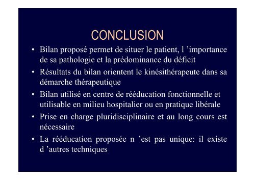 Comment évaluer et traiter les patients atteints d'un ... - Christian Gal