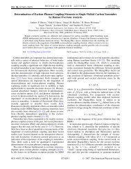 exciton-phonon coupling and Huang-Rhys factors - Center for ...