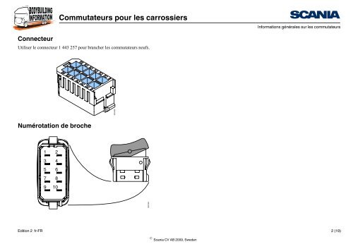 Commutateurs pour les carrossiers Informations générales ... - Scania