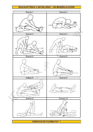 Exercicis de flexibilitat - IES Mossèn Alcover