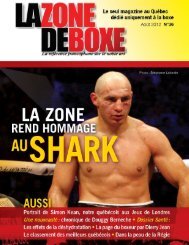 Magazine La Zone de Boxe 8ième année - numéro 36 1