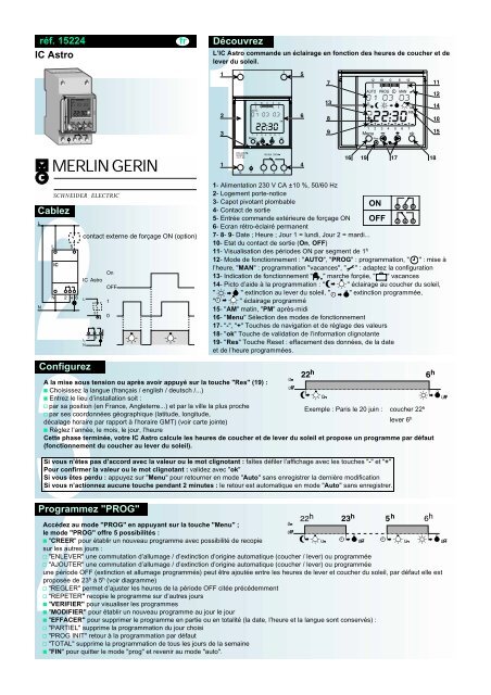 Interrupteur IC Astro - Schneider Electric