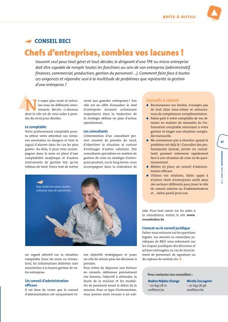 Entreprendre Mars 08 - BECI