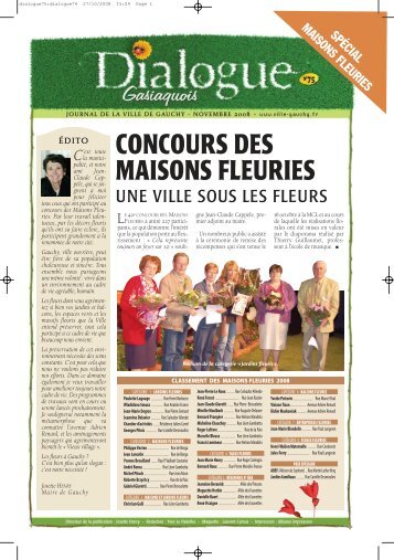 CONCOURS DES MAISONS FLEURIES - Mairie de Gauchy