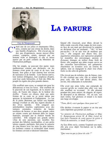 la parure