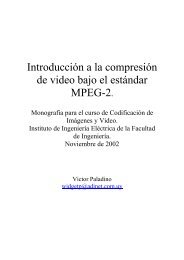 Introducción a la compresión de video bajo el estándar MPEG-2.