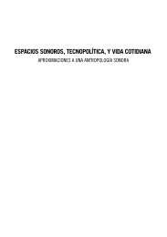 espacios sonoros, tecnopolítica, y vida cotidiana - Institut català d ...