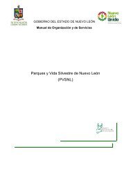 Parques y Vida Silvestre de Nuevo León (PVSNL) - Gobierno del ...
