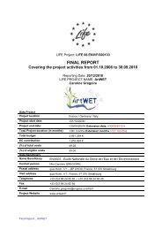 Project's Final technical report - European Commission