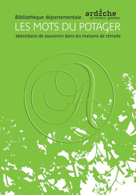 Les mots du potager - Ardèche
