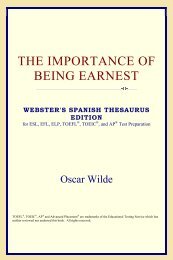 The Importance of Being Earnest