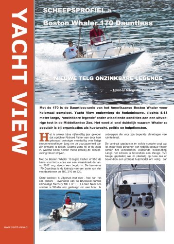 Boston Whaler 170 Dauntless - Yacht View partners