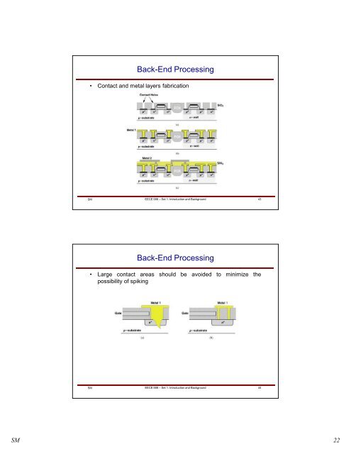 Analog CMOS Integrated Circuit Design Set 2 - Courses - University ...