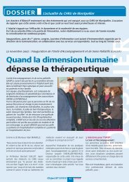 Quand la dimension humaine dépasse la ... - CHU Montpellier