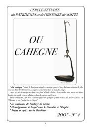 Ou Cahegne n°4 - Sospel Patrimoine