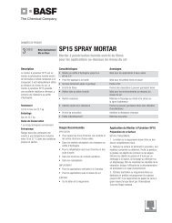 SP15 SPRAY MORTAR 3 - Building Systems