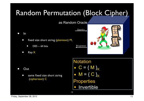 Symmetric Cryptography - Courses